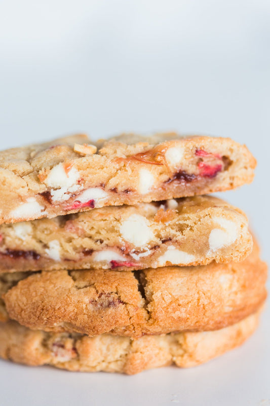 Strawberry Rhubarb White Chocolate Chip